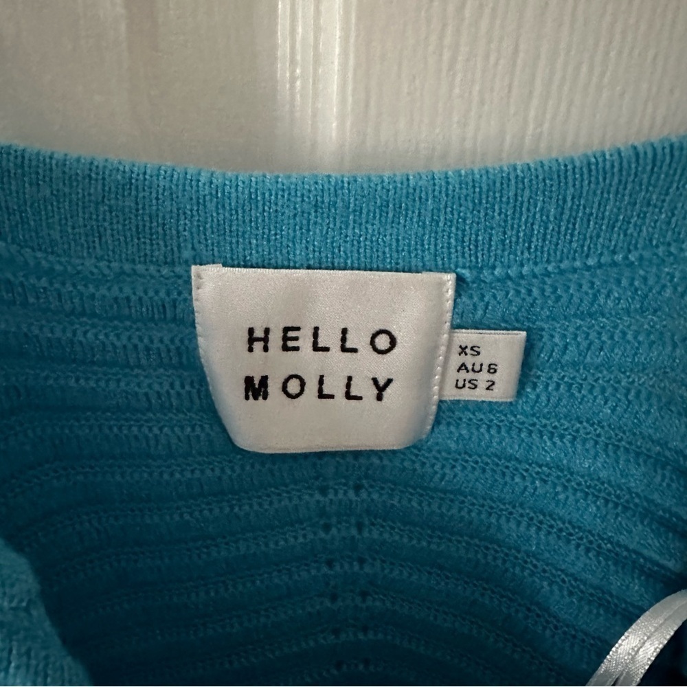Blue Knit Dress - Picture 6 of 15